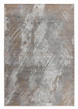8' X 11' Brown Abstract Area Rug