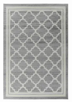 5' X 8' Grey Moroccan Area Rug