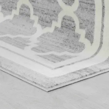 8' X 11' Grey Moroccan Area Rug