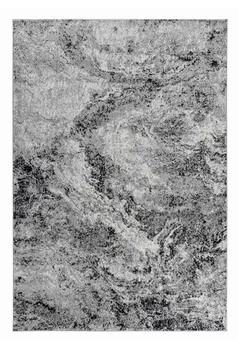 2' X 8' Grey Abstract Area Rug