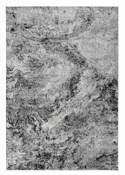 8' X 11' Grey Abstract Area Rug
