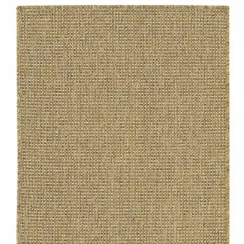 2' X 8' Tan Stain Resistant Indoor Outdoor Area Rug