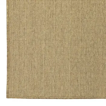 2' X 8' Tan Stain Resistant Indoor Outdoor Area Rug