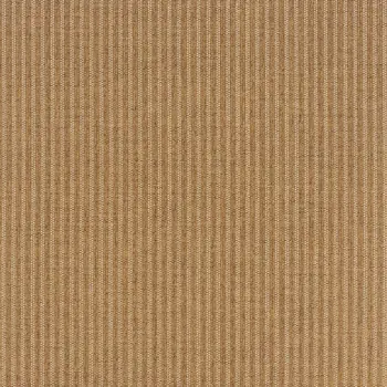 5' X 8' Tan Striped Stain Resistant Indoor Outdoor Area Rug