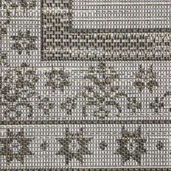 10' X 13' Beige Stain Resistant Indoor Outdoor Area Rug