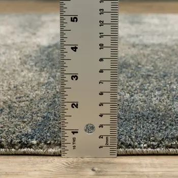 7' X 10' Gray Abstract Power Loom Area Rug