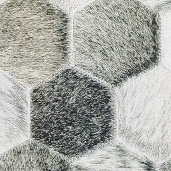 9' X 12' Gray And Charcoal Geometric Area Rug
