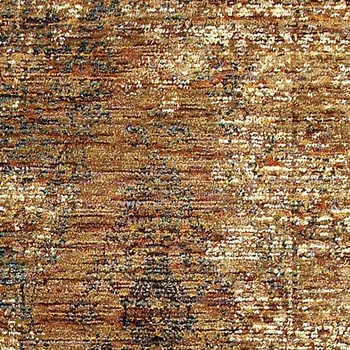 8' Brown Oriental Runner Rug