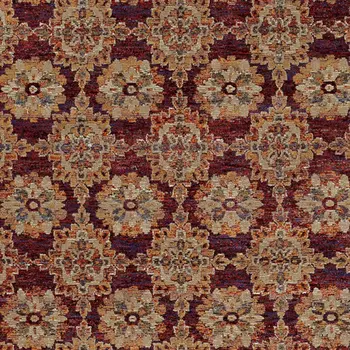 10' X 13' Red And Gold Oriental Area Rug
