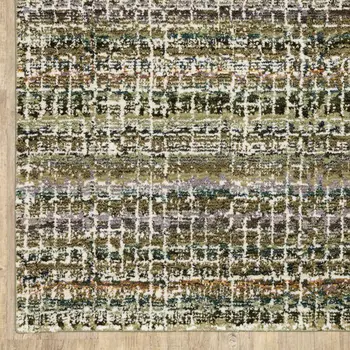 2' X 3' Gray And Ivory Abstract Area Rug
