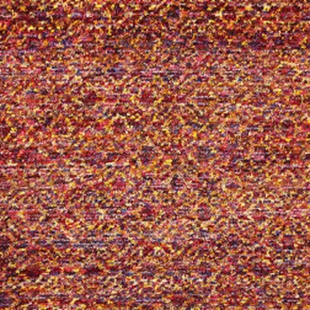 8' Red And Rust Geometric Distressed Runner Rug