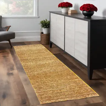 8' Brown Runner Rug