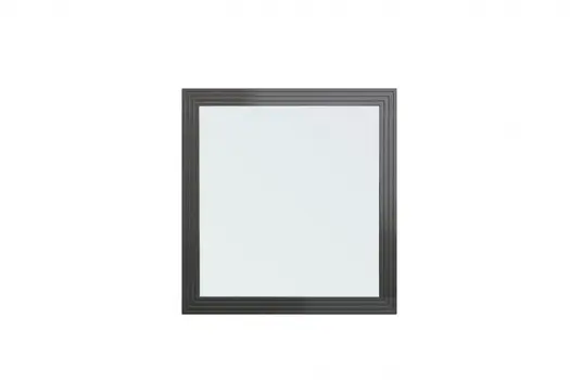 36" Gray Wood Framed Accent Mirror