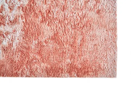 8' X 10' Pink Shag Hand Tufted Area Rug