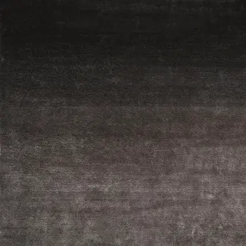 5' X 8' Gray And Black Shag Tufted Handmade Area Rug