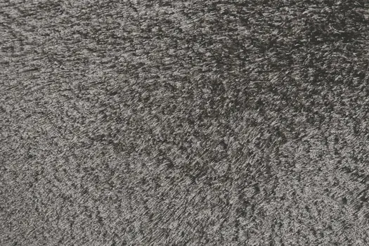 10' Gray And Black Round Shag Tufted Handmade Area Rug