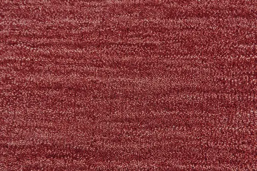 5' X 8' Red Wool Hand Woven Stain Resistant Area Rug