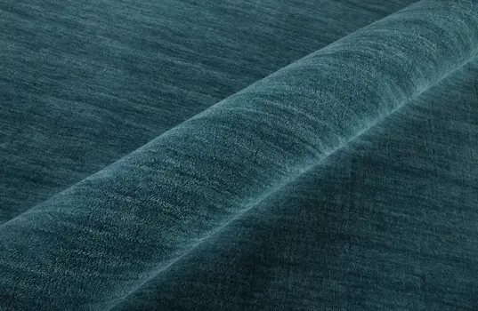 10' Blue And Green Round Wool Hand Woven Stain Resistant Area Rug