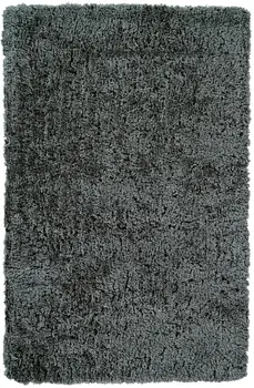 8' X 11' Gray Shag Hand Tufted Area Rug