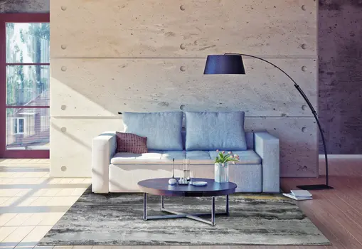 8' X 11' Gray and Black Abstract Non Skid Area Rug