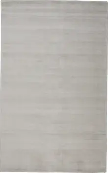 5' X 8' Gray And Silver Hand Woven Area Rug