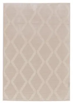 5' X 8' Ivory Geometric Area Rug