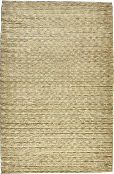 2' X 3' Tan Ivory And Taupe Hand Woven Area Rug