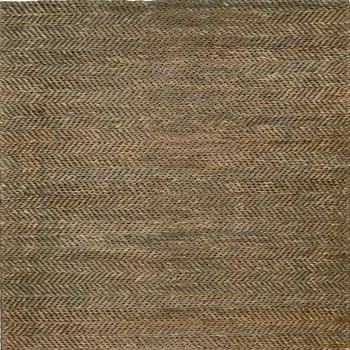 8' X 11' Brown And Gray Hand Woven Area Rug
