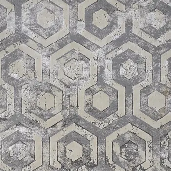 10' X 13' Gray Taupe And Silver Abstract Stain Resistant Area Rug