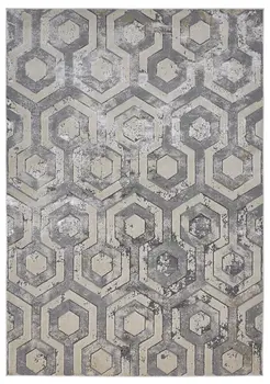12' X 18' Gray Taupe And Silver Abstract Area Rug