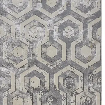 12' X 18' Gray Taupe And Silver Abstract Area Rug