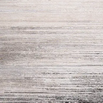 8' X 10' Beige and Black Abstract Non Skid Area Rug