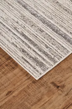 12' X 18' Black And Dark Gray Abstract Area Rug