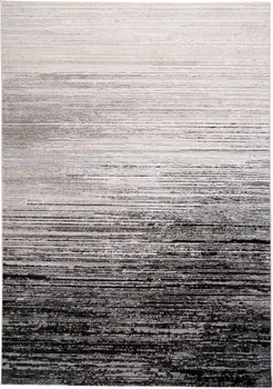 13' X 20' Beige and Black Abstract Area Rug