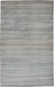 10' X 13' Blue Gray And Purple Ombre Hand Woven Area Rug