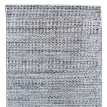 10' Gray and Purple Ombre Hand Woven Runner Rug