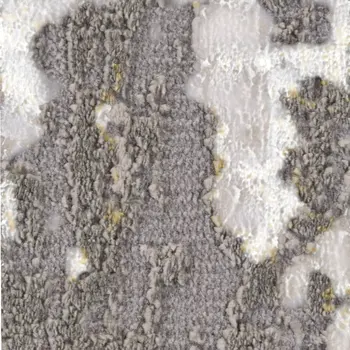 12' X 15' Gray and Gold Abstract Area Rug