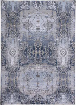 7' X 10' Gray and Ivory Abstract Non Skid Area Rug
