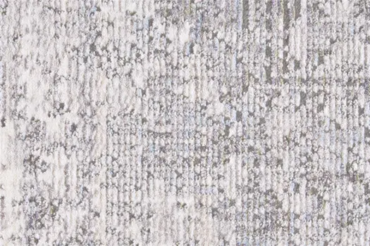 8' X 10' Gray Ivory And Taupe Abstract Distressed Area Rug With Fringe