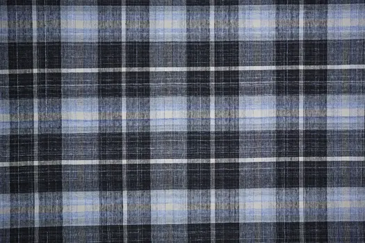 8' X 10' Black Blue And White Abstract Hand Woven Stain Resistant Area Rug