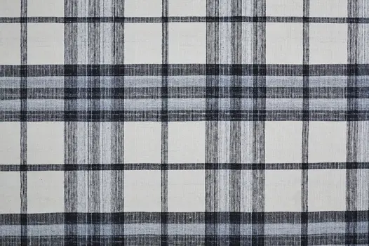 8' X 10' Ivory Blue And Black Abstract Hand Woven Stain Resistant Area Rug