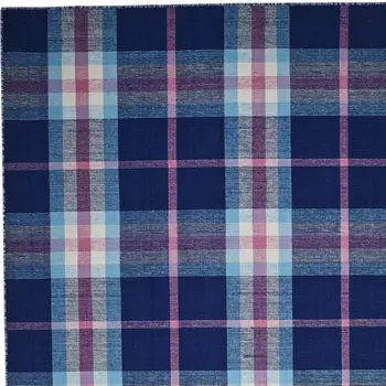 8' X 10' Blue and Pink Abstract Hand Woven Area Rug
