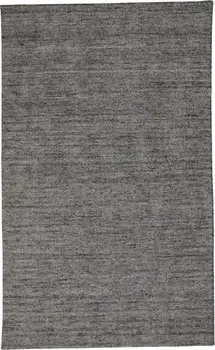 2' X 3' Gray and Black Hand Woven Area Rug
