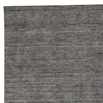 2' X 3' Gray and Black Hand Woven Area Rug