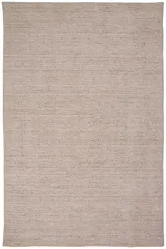 5' X 8' Pink and Ivory Hand Woven Area Rug
