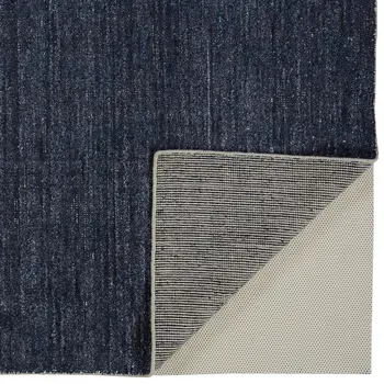 4' X 6' Blue Hand Woven Area Rug