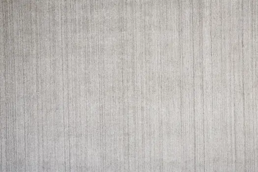 8' X 10' Gray Silver And Black Wool Hand Knotted Stain Resistant Area Rug