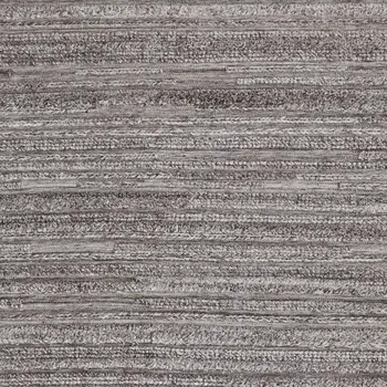 8' X 10' Gray And Ivory Striped Hand Woven Stain Resistant Area Rug