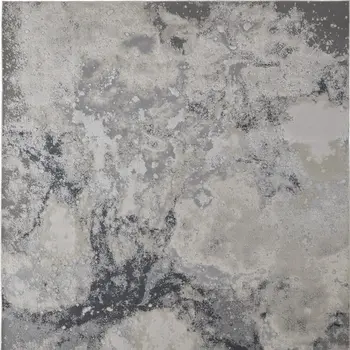 12' X 15' Gray Abstract Area Rug