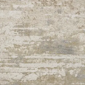 12' X 18' Ivory Gold And Gray Abstract Area Rug